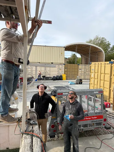 raising the new frame